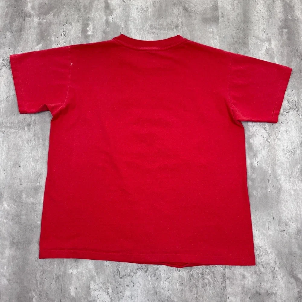Vintage Champion Louisville Cardinals T-Shirt Mens L Red NCAA Basketball 80s - Picture 4 of 7